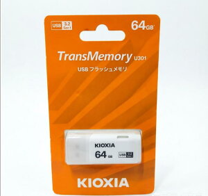 KIOXIA(�L�I�N�V�A) �����Ń����� USB�t���b�V�������� 64GB USB3.2 Gen1 ���{�� KLU301A064GW