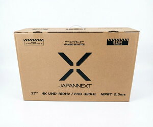 JAPANNEXT 27�C���` IPS�p�l������ Dual Frame Rate(4K:160Hz/�t��HD:320Hz)�Ή� 4K(3840x2160)�𑜓x �Q�[�~���O���j�^�[ 0.5ms(MPRT) HDMI2.1 DP HDR sRGB:100% DCI-P3:92% PS5 4K:120Hz�ڑ� VRR PIP/PBP JN-IPS27G1632UF 4589511171899