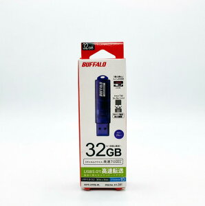 �o�b�t�@���[ BUFFALO USB3.0�Ή� USB������ �X�^���_�[�h 32GB �u���[ RUF3-C32GA-BL 4981254014301