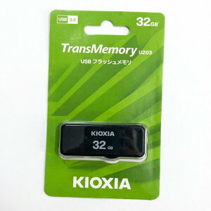 KIOXIA(�L�I�N�V�A)�y���{���zUSB�t���b�V�������� 32GB USB2.0 �X���C�h�� KLU203A032GK 4582563856738