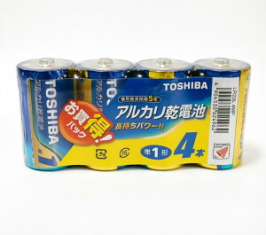 TOSHIBA(����) �A���J�����d�r �P1�`1�p�b�N4�{�� LR20L 4MP 4904530024962