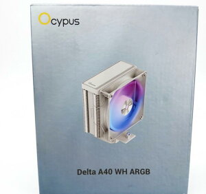 Ocypus Delta A40 ARGB CPU���N�[���[�A120mm�����x�A�����O�É�PWM�t�@���A�ő�2000 RPM�A4�{�̓����q�[�g�p�C�v�ATDP 220W�AAMD AM4/AM5�AIntel LGA 115X/1200/1700/1851�Ή��A�z���C�g �F: Delta A40 WH ARGB B08G4SB48Y