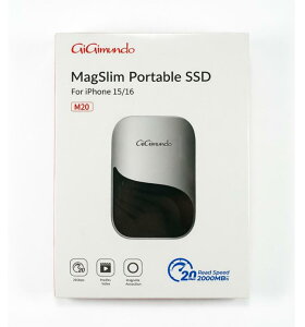 GiGimundo M20 512GB �}�O�l�b�g�� �|�[�^�u��SSD 2000 MB/s�AUSB 3.2 Gen 2 x 2 20 Gbps�AThunderbolt 3/4/USB4 �AiPhone 15Pro/Pro Max�A16Pro/Pro Max�Ή� X0018BYX49