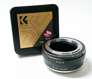 K&F CONCEPT M42�����Y �}�E���g�A�_�v�^�[ �\�j�[�Ή��Ή� E�}�E���g NEX �J���������p �ϊ� �����Y�A�_�v�^�[�����O M42�}�E���g Sony�Ή��Ή� e�}�E���g M42-NEX �}�E���g�ϊ��A�_�v�^�[ Alpha a6700 a7