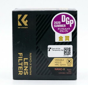 K&F Concept NANO-X �o���A�u�� ND�t�B���^�[ �ώ�ND �i�m�R�[�e�B���O (52mm, NANO-X,ND2-32) KF01.1058V1 X0012UVP9R