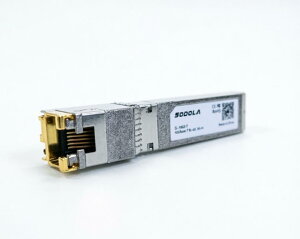 Sodola 10GBase-T SFP+���W���[��, 10G�J�b�p�[, 1/2.5/5/10G �}���`���[�g���g�����V�[�o�[, Cisco SFP-10G-T-S�ATP-Link�ANetgear�AUbiquiti UF-RJ45-10G�AMikrotik�AD-Link�Ȃǌ݊� �ő�30m (CAT.6a/ CAT7)X0019W3R8Z