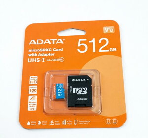 �y�G�C�f�[�^�z microSD 512GB UHS-I �N���X10 / V10/A1 SD 5.1 �ő�Ǎ����x100MB/�b �Q�[���@ �t��HD���� ���ϋv�� Premier SDXC/SDHC UHS-I �N���X10 AUSDX512GUICL10A1-RA1-I 4711658152091