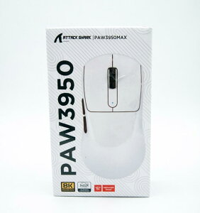 ATTACK SHARK V5 ���y�� �Q�[�~���O�}�E�X 55g DPI42000 �����x�Z���T�[ 8000Hz�������|�[�g���[�g �L��/2.4G/Bluetooth�O�͐ڑ� ��^����� �y�ʐ݌v ���ϋv�X�C�b�` �����ԃo�b�e���[ AI�h���C�o�[ ����