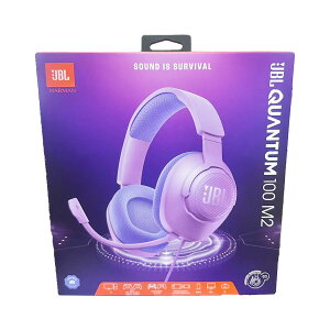 JBL QUANTUM 100M2 �Q�[�~���O�w�b�h�Z�b�g/�w�b�h�z��/3.5MM�ڑ�/�G���g���[���f��/�p�[�v��/JBLQTUM100M2PUR 4968929222759