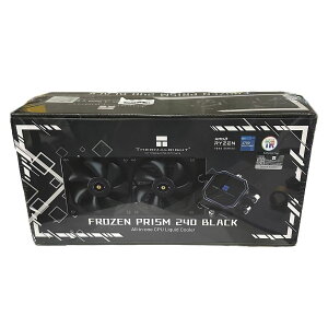 Thermalright Frozen Prism 240 Black ����CPU�N�[���[�A�t��CPU�N�[���[�A120mm PWM�t�@��×2�AS-FDB�x�A�����O�AAMD/AM4/AM5�AINTEL LGA1150/1151/1200/2066/1700 �p�����s�[�X�^����N�[���[