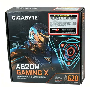 �y�󂠂�zGigabyte A620M GAMING X �}�U�[�{�[�h - AMD Ryzen 8000 CPU�A8+2+1�t�F�[�Y�f�W�^��VRM�A�ő�8000MHz DDR5 (OC)�APCIe 4.0 M.2 x 1�AGbE LAN�AUSB 3.2 Gen 2�ɑΉ��B 4719331854096 889523036983