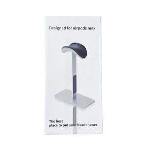 FARWAYVIEW AirPods Max �X�^���h �X���[�v���[�h���� �w�b�h�z���X�^���h �f�X�N�p �A���~�� ����~�� �x�[�X ���h�~ �^�b�`�� (�u���b�N)