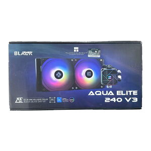 THERMALRIGHT AQUA ELITE 240 V3�t��CPU�N�[���[�A240��p��T�C�Y�A2 x 120mm PWM�t�@���AS-FDB�x�A�����O�AAMD/AM4/AM5�AIntel LGA1150/1151/1155/1156/1200/2011/1700/1851�p�A�f�X�N�g�b�vCPU�N�[���[AIO