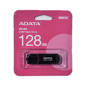 �G�C�f�[�^(Adata) USB������ 128GB UV150 �u���b�N USB 3.2 Gen 1 ���� �ő�Ǎ����x100MB/�b AUV150-128G-RBK-I