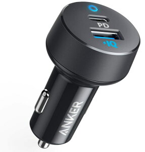 Anker PowerDrive PD 2�i32W 2�|�[�g �J�[�`���[�W���[�j�yUSB Power Delivery�Ή�/PowerIQ����/�R���p�N�g�T�C�Y�ziPhone 16 �V���[�Y�AiPad�AGalaxy�AXperia���̑�Android�e��Ή�