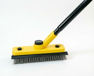 【訳あり】JEHONNお風呂掃除ブラシ、デッキブラシ、長さ調節可能113cm - 136cm、3 in 1バスブラシ – 浴…