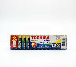 TOSHIBA(����) �A���J�����d�r �P3�` 14�{(12�{+2�{����) 1.5V �g�p��������10�N �t�R��h�~�\�� �A���J��1 LR6AN 12MP 2Z 4904530027420