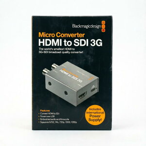 Blackmagic Design �u���b�N�}�W�b�N�f�U�C�� �R���o�[�^�[ Micro Converter HDMI to SDI 3G PSU X000WYXWNB