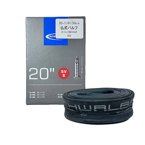 SCHWALBE �V�������x ���]�ԗp�`���[�u 6SV �����o���u 40mm 20×1.10/1.50 (406)