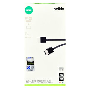 Belkin HDMI�P�[�u�� HDMI2.1 Ultra High Speed 2m 48Gbps 8K 4K HDR PS5 Xbox iPad�Ή� AV10175bt2MBKV2