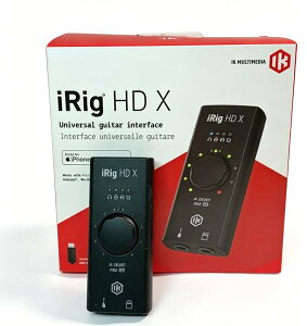 IK Multimedia iRig HD X iRig�V���[�Y 9.9*4.2*2.5cm �M�^�[�C���^�[�t�F�C�X 4530027195633