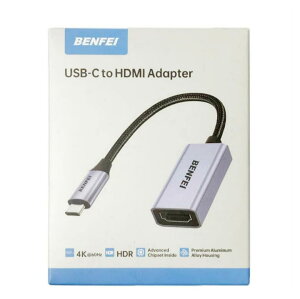 BENFEI USB C - HDMI �ϊ��A�_�v�^ 4K USB Type-C HDMI �A�_�v�^ [Thunderbolt 3 / 4] �݊��^�C�vC �ϊ� [4K@60Hz �f���o��] iPhone 15 Pro/Max, MacBook Pro/Air 2023, iPad, iMac, S23, XPS 17 �ȂǂɑΉ� b08kwg243p