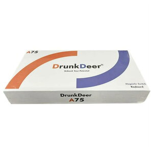 DrunkDeer A75 ���s�b�h�g���K�[ �L�[�{�[�h �z���C�g b0c5hdg4t4