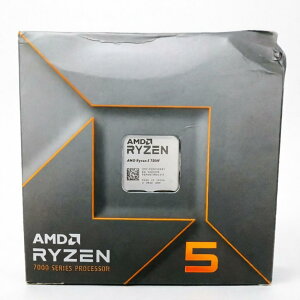�y�󂠂�zAMD CPU Ryzen 5 7500F,with Wraith Stealth Cooler AM5 3.7GHz 6�R�A / 12�X���b�h 38MB 65W 100-100000597BOX/EW-1Y 4988755075398