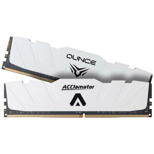 DDR5 32GB-5600MHz �f�X�N�g�b�vPC�p������(16GB×2�� PC5-48000)���q�[�g�V���N�t���V���[�Y 288pin 1.1V INTEL/AMD�����ۏ� Acclamator OUNCE