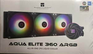 Thermalright AQUA ELITE 360 ARGB ����CPU�N�[���[�A360�N�[���[�T�C�Y�A120mm PWM�t�@��×3�AS-FDB�x�A�����O�AAMD/AM4�AINTEL LGA115X/1851/1200/1700 �p ARGB �I�[���C����������N�[���[ TL-C12C-S X0013ZA8M1