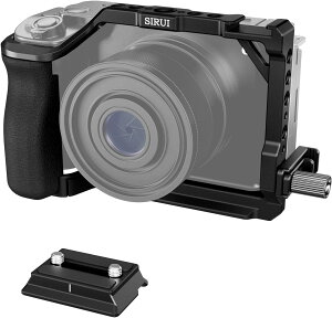 SIRUI �J�����P�[�W Sony ZV-E1�p �V���R���O���b�v�ƃP�[�u���N�����v�t�� HDMI�p �N�C�b�N�����[�X�v���[�g���� �A���J�^�C�v �R�[���h�V���[�p �����̃l�W�� AM-ZV-E1 6952060058627