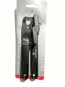VICTORINOX(�r�N�g���m�b�N�X) �ʐ؂� �ȒP�Ɋʂ̂ӂ����J���邱�Ƃ��ł���ʃI�[�v�i�[ �u���b�N �~�`�n�̎蓮�� �𔲂��t�� �J���I�[�v�i�[ 7.6857.3 7611160705174