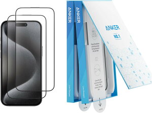 Anker Easy Fit KXtBLbg (HD, for iPhone 16) 2Zbg یtB ی /CAȂ wh~ X[Y ČRMILKi ϋv z dx9H ȒPt 8K Ultra HD B0DCG3FJZL