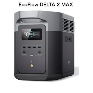 yF萮ϐizEcoFlow |[^ud DELTA 2 Max 2048Wh 10N 2000Wio (uԍő2400W) 100t[d 15o̓|[g EPSdu LvEԒEAEghAEhЁE