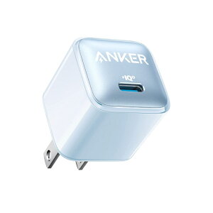 Anker Nano Charger (20W) USB-C }[dyPSEZpK/PowerIQ 3.0 (Gen2)ځziPhone Android ̑e@Ή (u[)