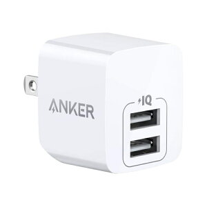 Anker PowerPort minii12W 2|[g USBtXs[h[djy܂肽ݎvO/PowerIQ/RpNgTCY ziPhone iPad Android Audiovox CDM3000 eΉ