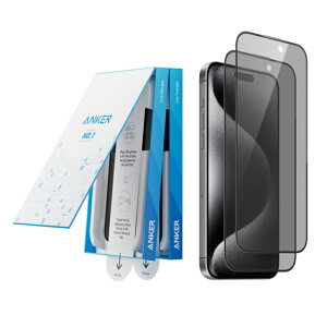 �_�}���\������! �ő�2000�~OFF�N�[�|���^Anker Easy Fit �K���X�t�B�����L�b�g (�̂������h�~, for iPhone 16)�y2���Z�b�g�z8K Ultra HD�Ή� / �d�x9H / �v���C�o�V�[�ی� / �����z�� / �w��h�~ / ���ϋv�� /