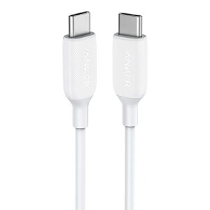�_�J�n28���Ԃ�������! 5%OFF�N�[�|���L�^Anker PowerLine III USB-C & USB-C 2.0 �P�[�u�� 0.9m �z���C�g ���ϋv�݌v 60W USB PD�}���[�d�Ή� iPhone 17/16/15 MacBook Pro/Air iPad Pro Galaxy �e��USB-C�@��Ή� X000TIPU21 B0834