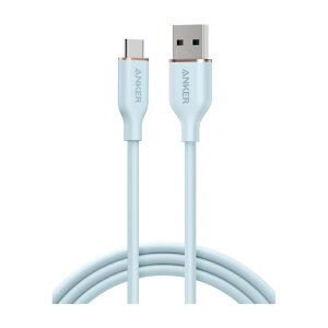 Anker USB-C  USB-A P[u (Flow) 1.8m ACXu[y܂ȂVRf / 15Wo / USB-C@Ή / ohtz