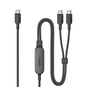 �_�労�ӍՌ���! �ő�2000�~OFF�N�[�|���L�^Anker USB-C & USB-C �P�[�u�� 2-in-1 140W�}���[�d�Ή� PowerIQ���� 1.2m ���ϋv�݌v iPhone 17/16/15 Galaxy S25/S24/S23 MacBook Air/Pro iPad �e��Ή� �u���b�N X0016OQ02 BB0CWH33B