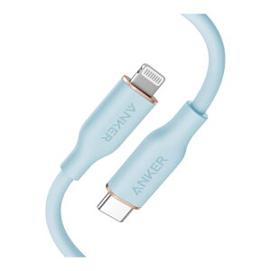 Anker PowerLine III Flow USB-C & Lightning P[u (0.9m ACXu[)yMFiF / ܂ȂVRf / USB PDΉ / iPhone 14 / 13 eΉz