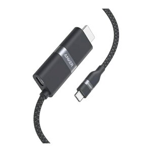 �_�J�n28���Ԃ�������! 5%OFF�N�[�|���L�^Anker Nano USB-C & HDMI �P�[�u�� 1.8m 4K 60Hz�Ή� 140W PD�p�X�X���[�[�d ���ϋv�i�C���� 2in1 �f���o�� �[�d�����Ή� Thunderbolt 3 4 5�Ή� iPhone 16 15 Galaxy iPad Pro MacBo