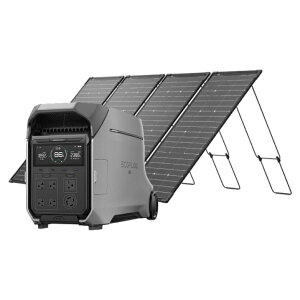EcoFlow �G�R�t���[ DELTA Pro 3 �|�[�^�u���d�� 4096Wh �\�[���[�p�l�� 125W �Z�b�g ��e�� ��i�o��3600W �u�ԍő�7200W �����_�S ������ 11�N ��d�΍� �h�� �ƒ�p �~�d�r �L�����v �Ԓ���