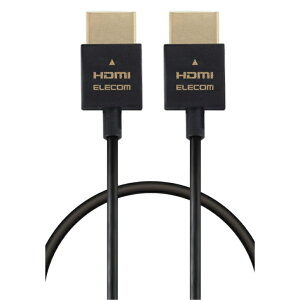 �G���R�� DH-HD14SS10BK HDMI �P�[�u�� 1m �X�[�p�[�X���� �C�[�T�l�b�g�Ή� 4K 30Hz ARC 3D �t��HD ���ϋv �u���b�N 4549550299558 B0CL6K44BZ