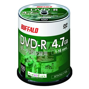 �o�b�t�@���[ RO-DR47D-100PW/N �f�[�^�pDVD-R 4.7GB 100�� 1��L�^�p �Ж� 1-16�{�� �X�s���h�� �z���C�g���[�x�� 4981254059043 B08XW83PBW