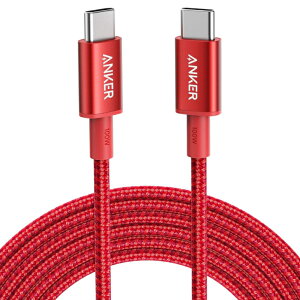 �_�}���\������! �ő�2000�~OFF�N�[�|���^Anker A8758591 ���ϋv�i�C���� USB-C & USB-C �P�[�u�� 3.0m 100W USB PD�Ή� �ő�480Mbps �f�[�^�]���Ή� �����o���h�t�� ���b�h X001536UW3