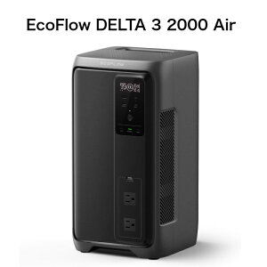 �y�����ϕi�zEcoFlow DELTA 3 2000 Air �|�[�^�u���d�� 1920Wh ��e�� ��i�o��1000W X-Boost 1500W �����_�S���`�E���C�I���o�b�e���[ �L�����v�E�h�ЁE��d�΍�ɍœK ���[�J�[�ۏ�6����