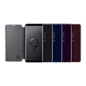 �_�撅100���l����! 5%OFF�N�[�|���L�^Samsung �����i Galaxy S9 Clear View Standing Cover (�N���A�r���[�X�^���f�B���O�J�o�[) Purple/�p�[�v�� Blue/�u���[ ���s�A���i EF-ZG960