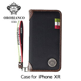 ＼6/1が買い時!全商品ポイント5倍＆5%OFFクーポン！／イングリウッド iPhoneXR オロビアンコ Orobianco Book case/Black RS8C036K 高級感 手帳型 アウトレット