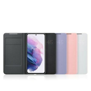 SAMSUNG Galaxy S21+ 5G LEDr[  P[X SMART LED VIEW COVER EF-NG996 ubN / oCIbg/O[/sN COi [sAi]